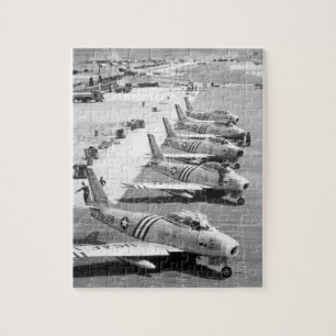 Quebra-cabeça Vista dos aviões F-86 na imagem flight_War