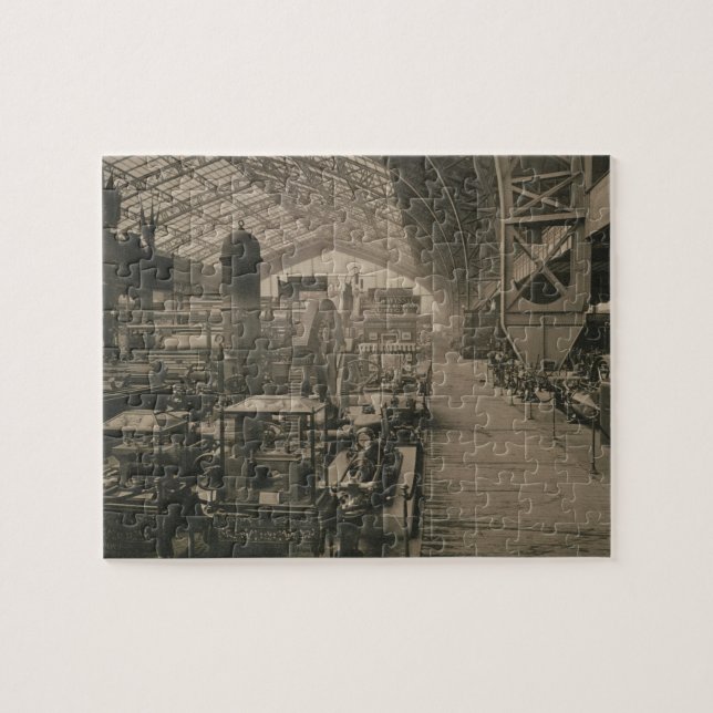 Quebra-cabeça Vista interior do salão da maquinaria, de "L'Album (Horizontal)