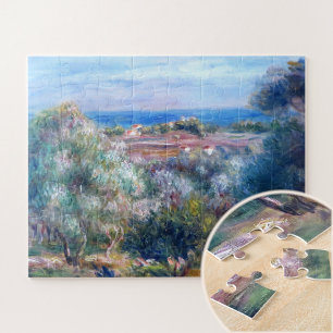 Quebra-cabeça Vista marítima por August Renoir