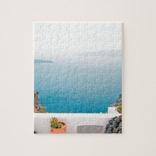 Quebra-cabeça Vista na ilha de Santorini