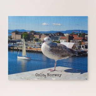 Quebra-cabeça Vista panorâmica de Oslo, Noruega