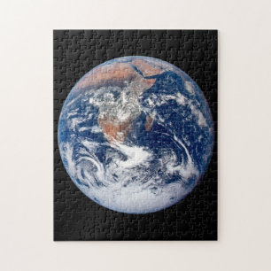 Quebra-cabeça Vista Planeta Terra da Apolo 17