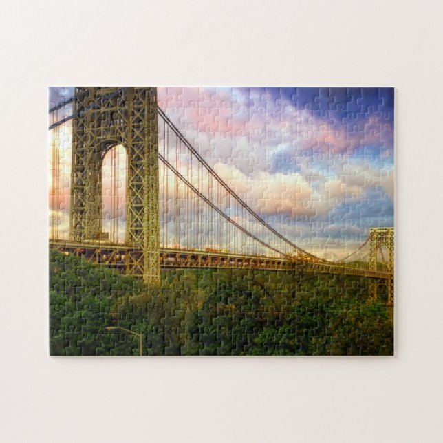 Quebra-cabeça Vista que olha sul - ocidental de Manhattan (Horizontal)