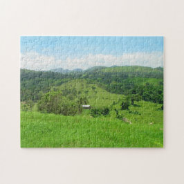 Quebra-cabeça Vista rural, campo de visão da República Dominican