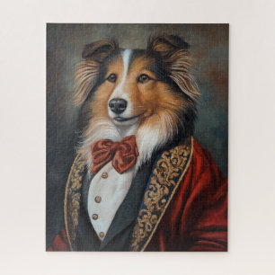 Quebra-cabeça Visto formal Tuxedo Shetland Sheepdog Sheltie