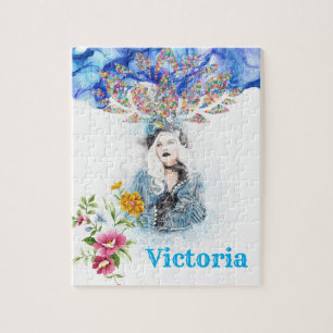 Quebra-cabeça Vitorianas Floral