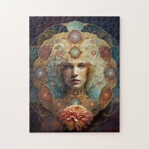 Quebra-cabeça Vivendo a arte visionária Mandala