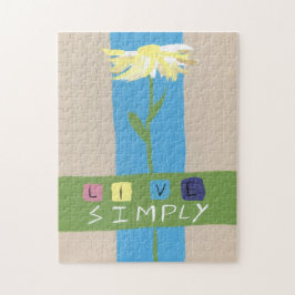 Quebra-cabeça viver simplesmente