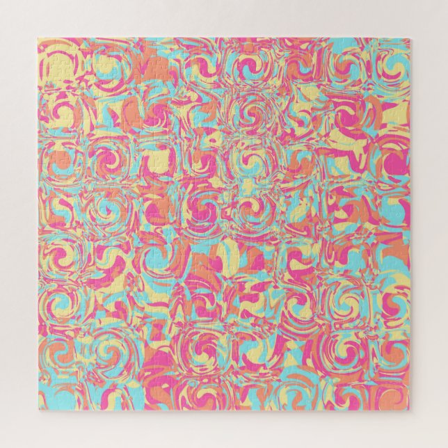 Quebra-cabeça Vivid Swirls (Vertical)