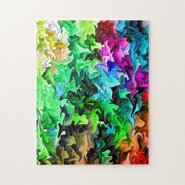 Quebra-cabeça Voando pela tempestade... (Vertical)