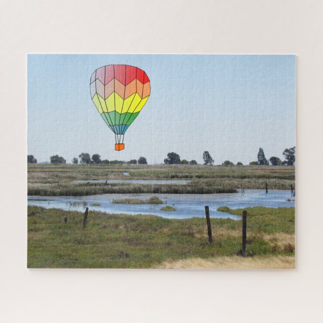 Quebra-cabeça - Voando sobre a Região Pantanosa (Horizontal)