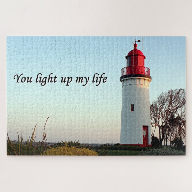 Quebra-cabeça Você acende minha vida: Farol, Austrália (Horizontal)