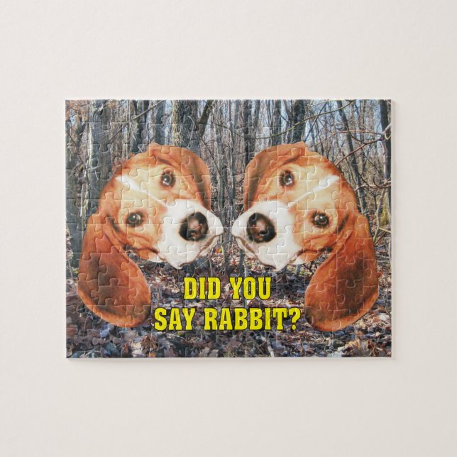 Quebra-cabeça Você disse o coelho? Lebreiro (Horizontal)