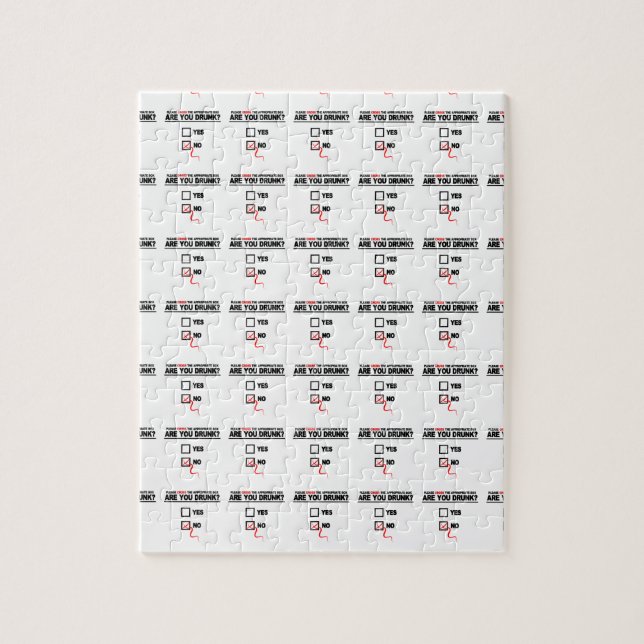 Quebra-cabeça Você é bebado (Vertical)