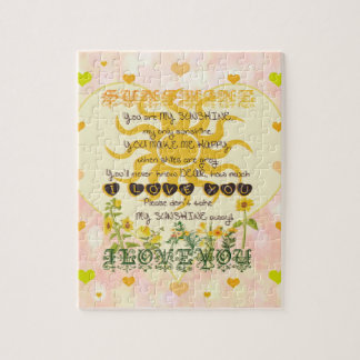 Quebra-cabeça Você é meu coração da luz do sol