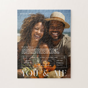Quebra-cabeça Você & Eu Foto de Casal Personalizada