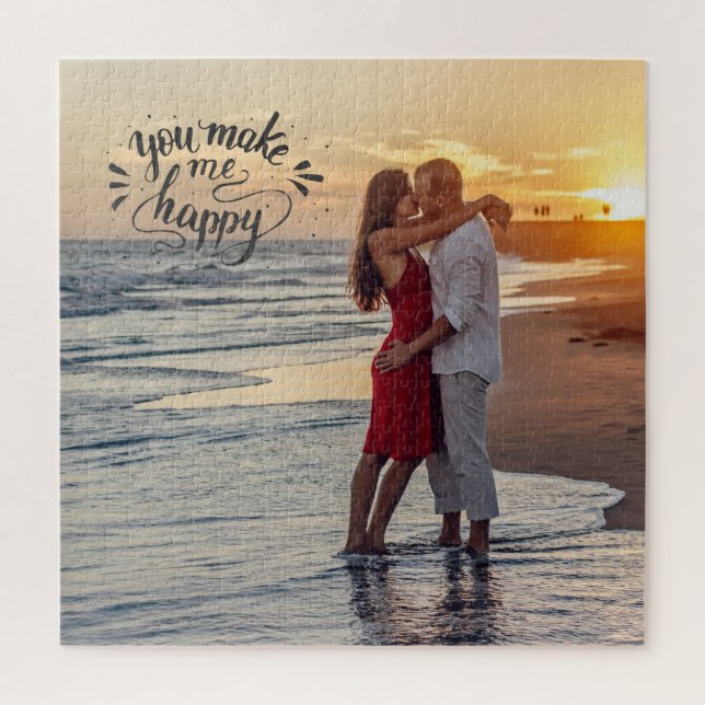 Quebra-cabeça Você me faz feliz (Vertical)