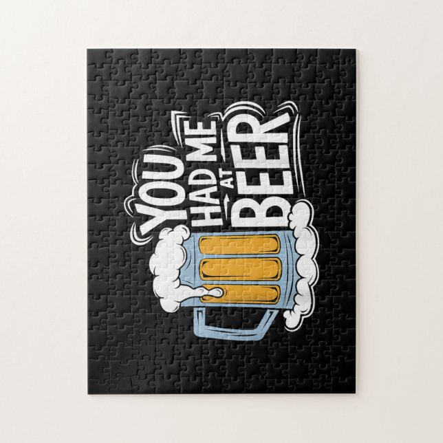Quebra-cabeça Você Me Teve Na Cerveja (Vertical)