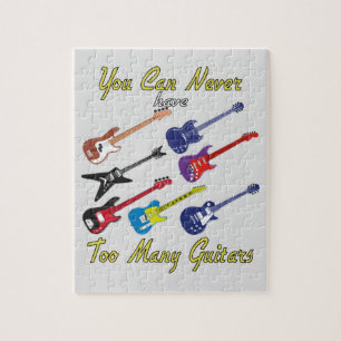 Quebra-cabeça Você Nunca Pode Ter Muitas Guitarras