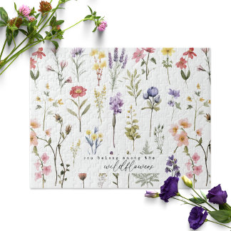Quebra-cabeça Você Pertence Entre as Flores Silvestres