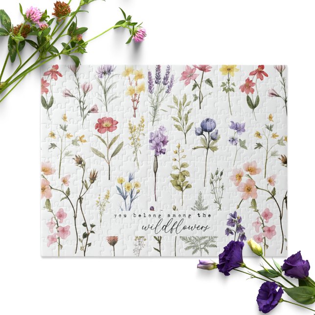 Quebra-cabeça Você Pertence Entre as Flores Silvestres  (Criador carregado)