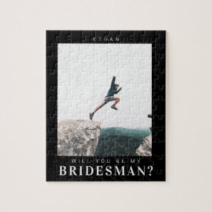 Quebra-cabeça Você será meu Bridesman Fotografia Minimalista Mod