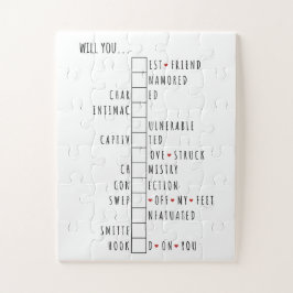 Quebra-cabeça Você Será Meu Namorados - Nova Declaração De Amor