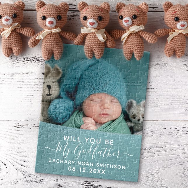 Quebra-cabeça Você Será Minha Classe De Padrinho Personalizada F (Criador carregado)