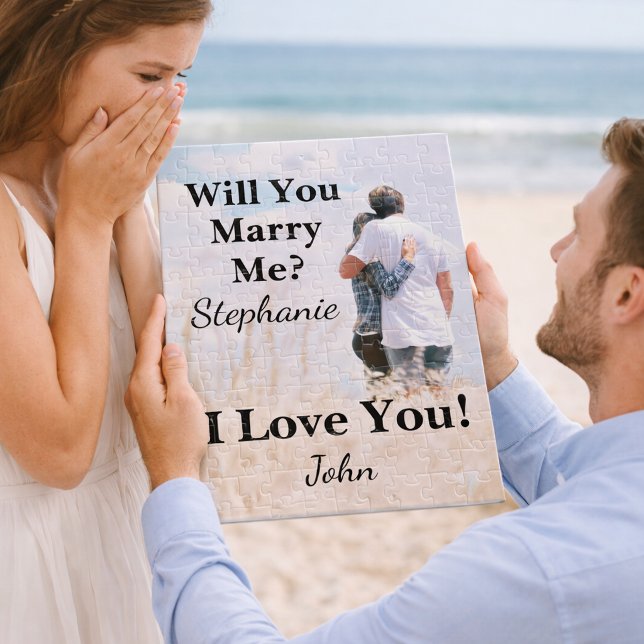 Quebra-cabeça Você Vai se Casar Comigo Foto Personalizada (Criador carregado)