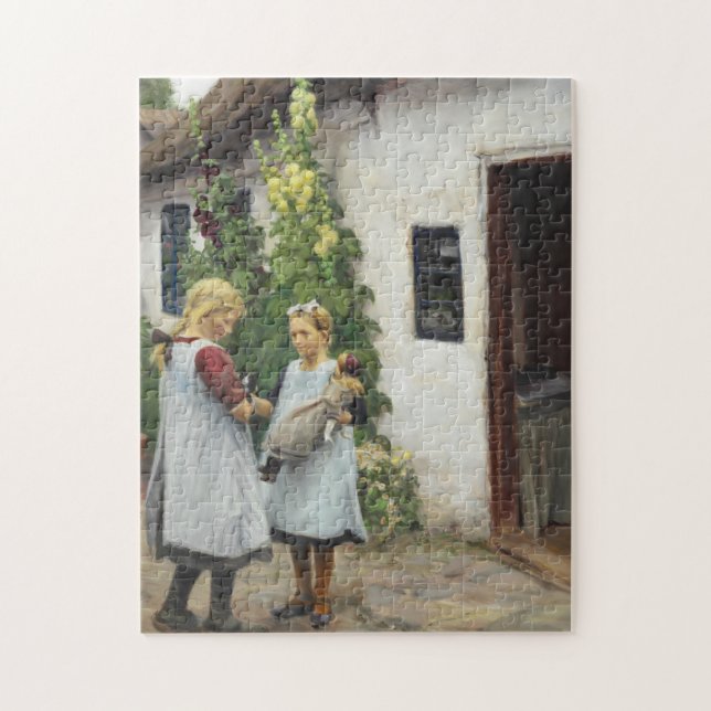 Quebra-cabeça Você Viu O Meu Gatinho? (por H.A. Brendekilde) (Vertical)