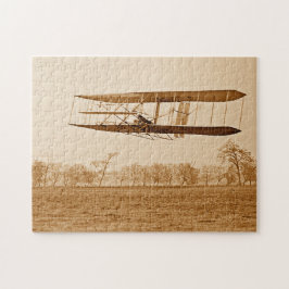 Quebra-cabeça Voo 85 Orville Wright Bi-plane C 1904 Sepia