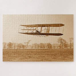 Quebra-cabeça Voo 85 Orville Wright Bi-plano C 1904 Sepia