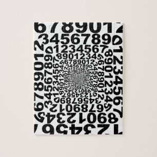 Quebra-cabeça Vortex dos números, contando o redemoinho,