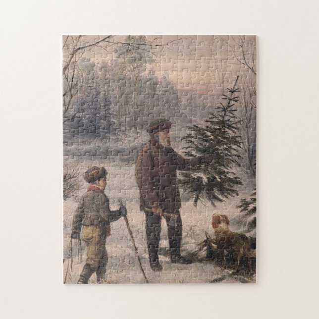 Quebra-cabeça Vorweihnacht | F Kruger| Natal alemão (Vertical)