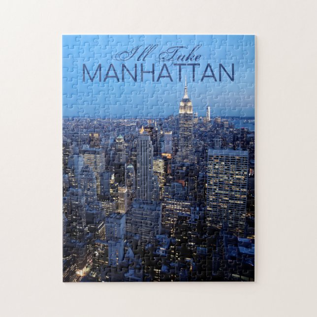 Quebra-cabeça Vou levar Manhattan | NOVA IORQUE (Vertical)