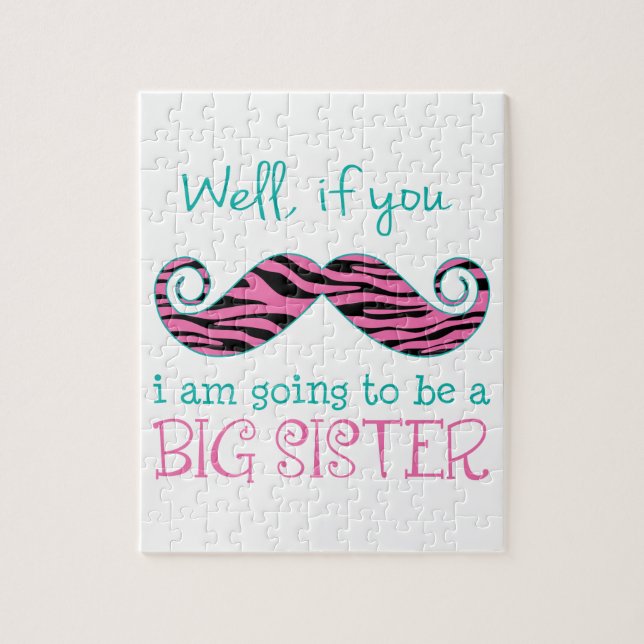 Quebra-cabeça Vou ser uma Irmã Grande (Vertical)