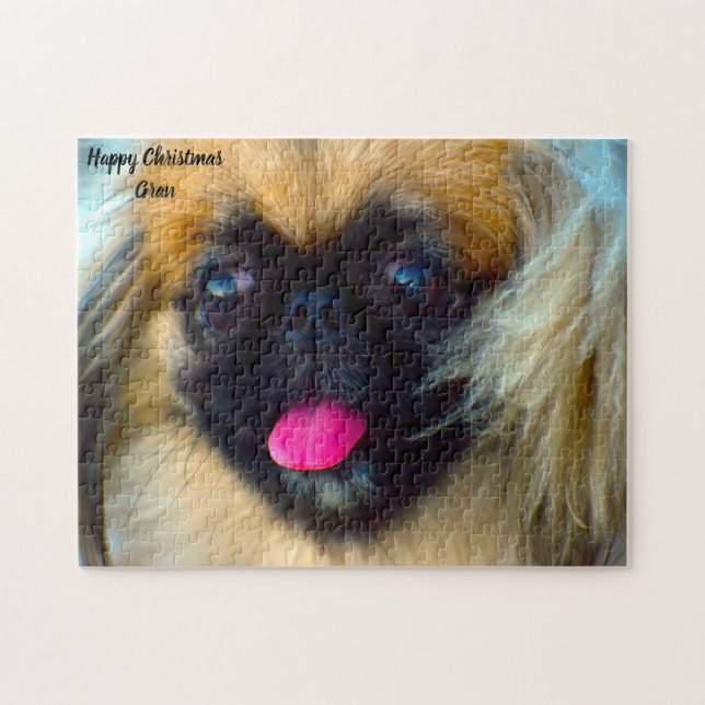 Quebra-cabeça Vovó de Natal (Horizontal)