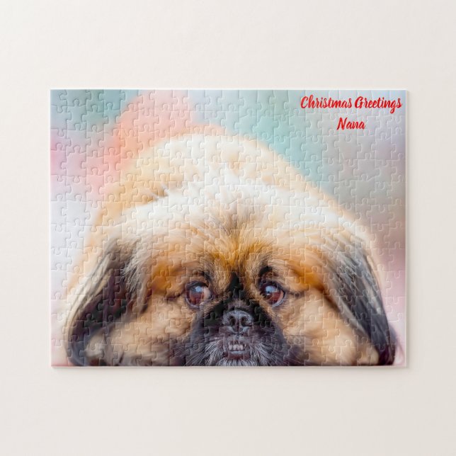 Quebra-cabeça Vovó de Natal (Horizontal)