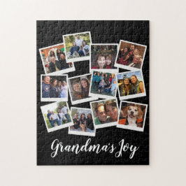 Quebra-cabeça Vovó: Joy Photo Frame Collage Modern Trendy