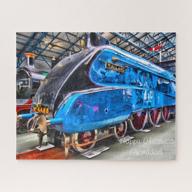 Quebra-cabeça Vovô Natal. (Horizontal)