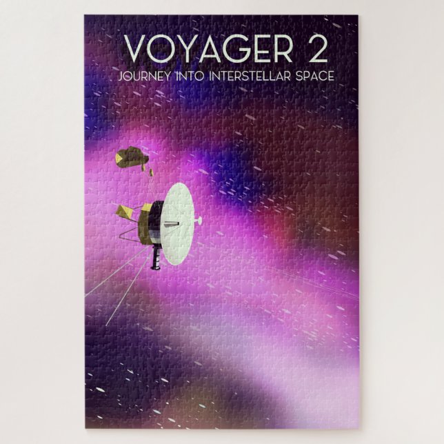 Quebra-cabeça Voyager 2 - Jornada para o espaço interestelar (Vertical)