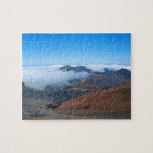 Quebra-cabeça vulcão e cratera de Haleakala, Maui Havaí