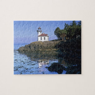 Quebra-cabeça WA, Ilha de San Juan, farol de Lime Kiln