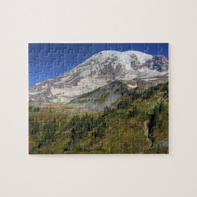 Quebra-cabeça WA, Parque Nacional Mt. Rainier, vista da (Horizontal)