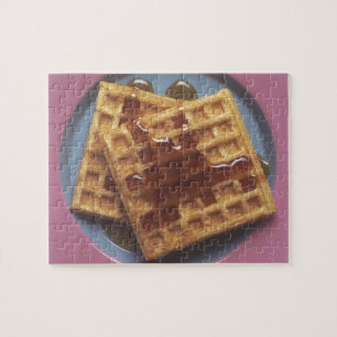 Quebra-cabeça Waffles com xarope