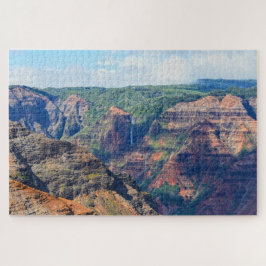 Quebra-cabeça Waipoo Falls em Waimea Canyon, Kauai, Havaí
