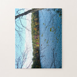 Quebra-cabeça Walden Pond no outono