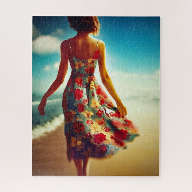 Quebra-cabeça Walk On The Beach (Vertical)