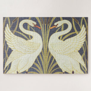 Quebra-cabeça Walter Crane Cisne, Junco E Íris Art Nouveau