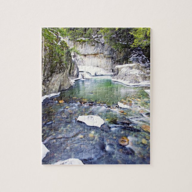 Quebra-cabeça Warren Falls Vermont (Vertical)